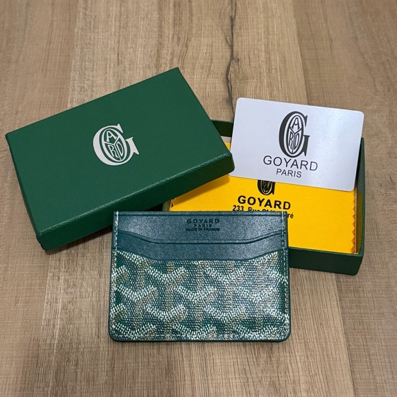Goyard Emerald Green Card Holder